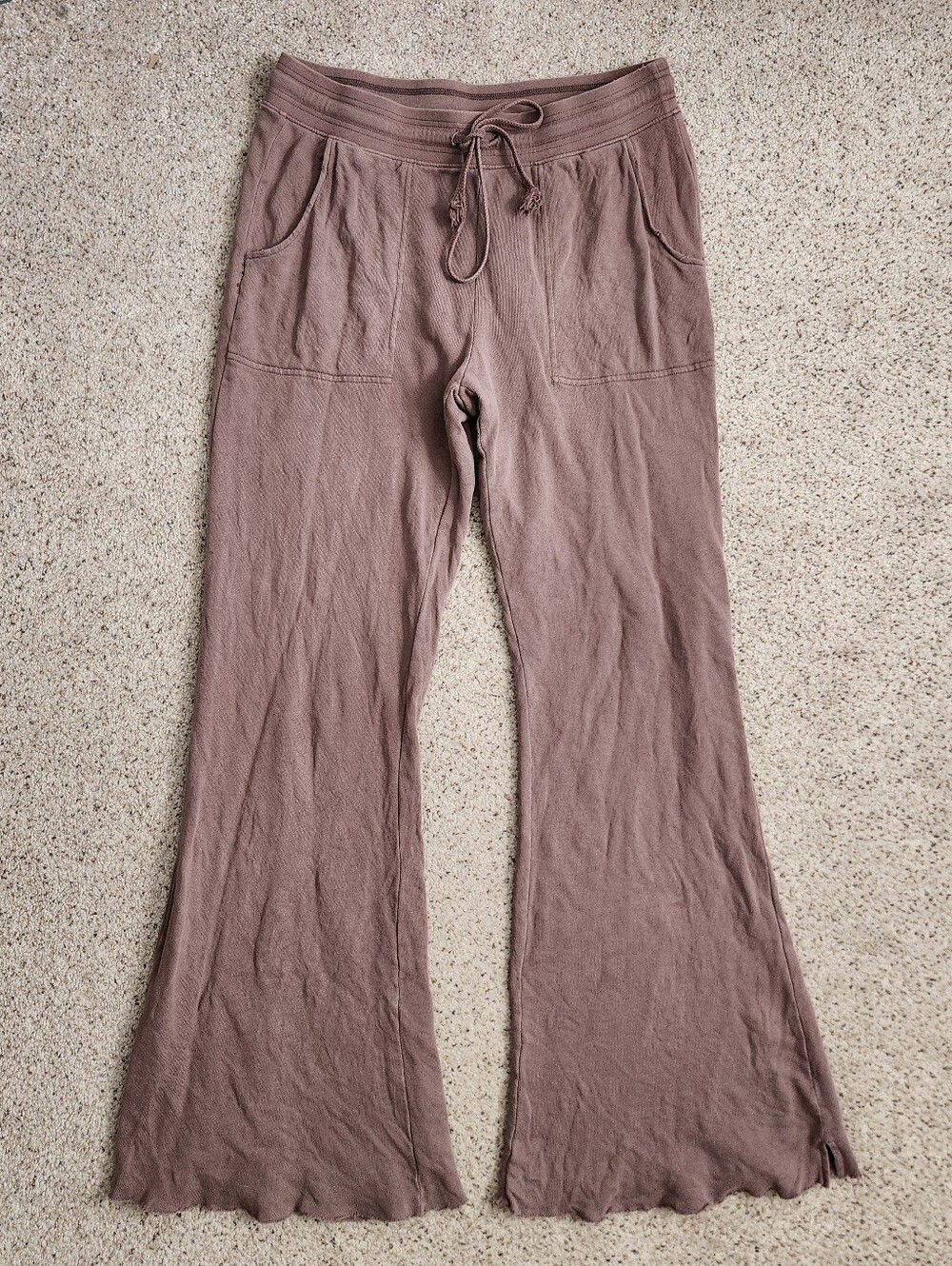 Aerie Brown Flare Pants